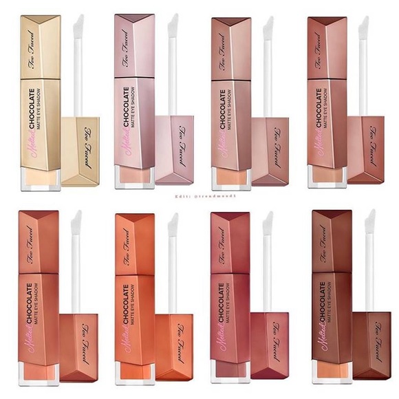 Too Faced Melted Chocolate Matte Eyeshadow in Shade Chocolate Malt, .16 FL. OZ. - Picture 9 of 13